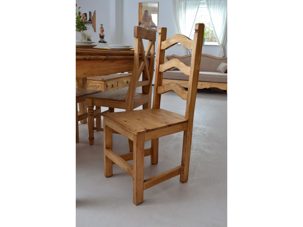 Esszimmerstuhl Mexico Möbel Landhaus Pinie Honig
