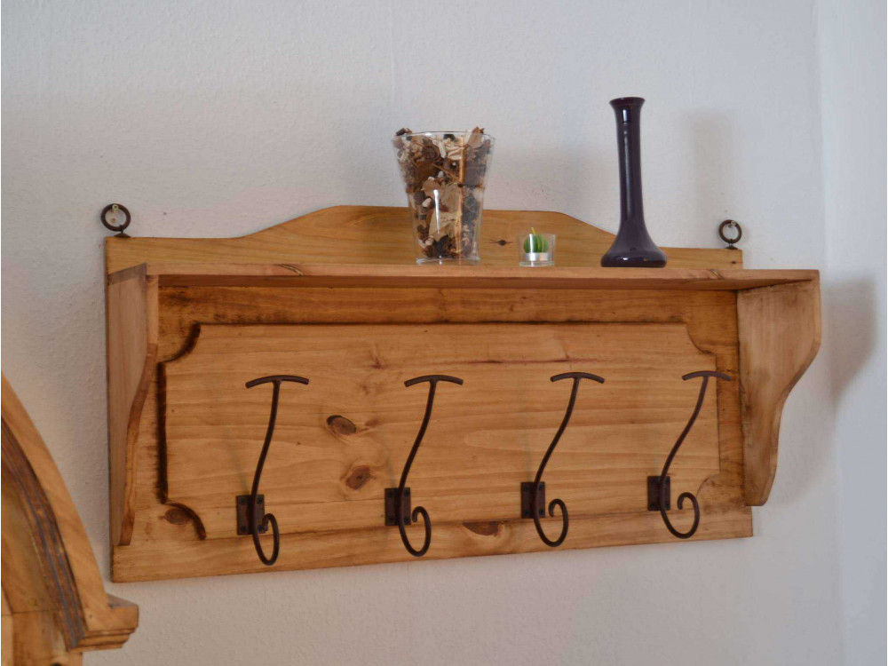 Garderobenhaken Mexico Möbel Landhaus Pinie Honig