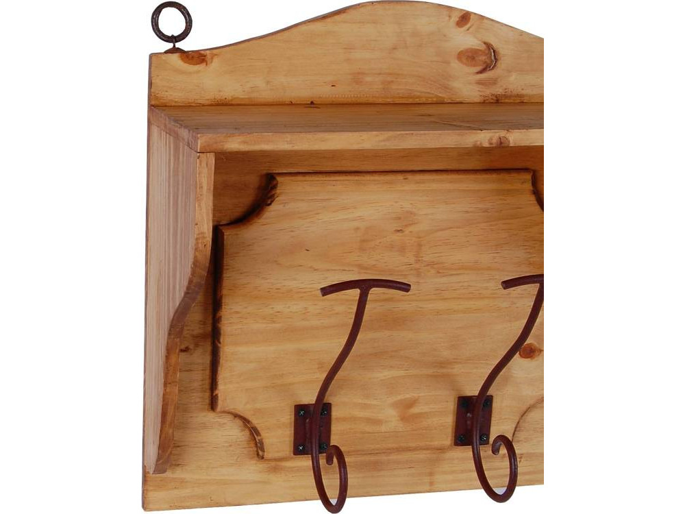 Garderobenhaken Mexico Möbel Landhaus Pinie Honig