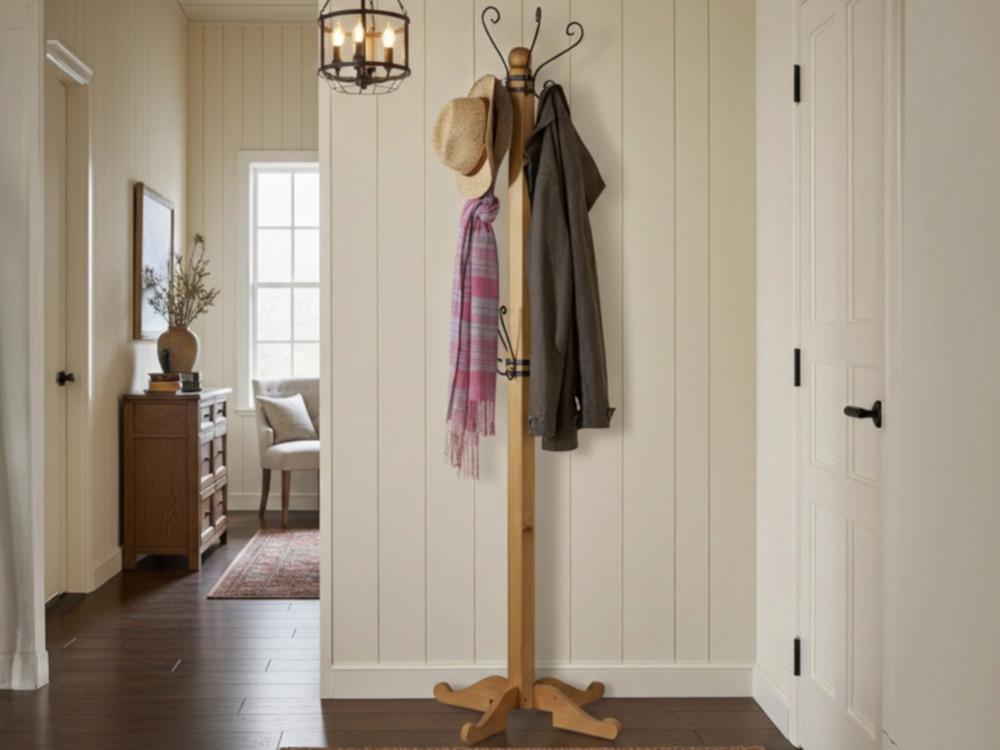 Garderobenständer Mexico Möbel Landhaus Massivholz Pinie Honig