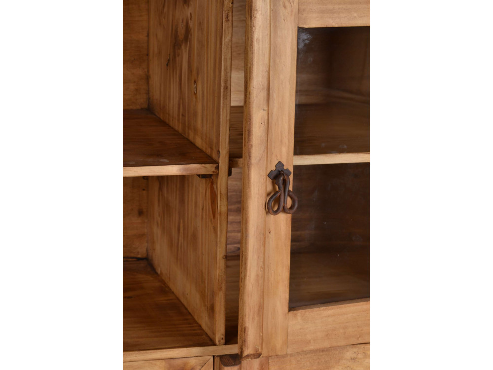 Highboard Mexico Möbel Landhaus Pinie Honig