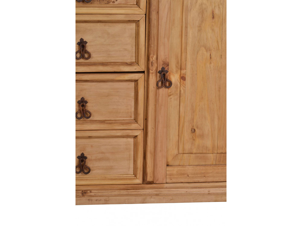 Highboard Mexico Möbel Landhaus Pinie Honig