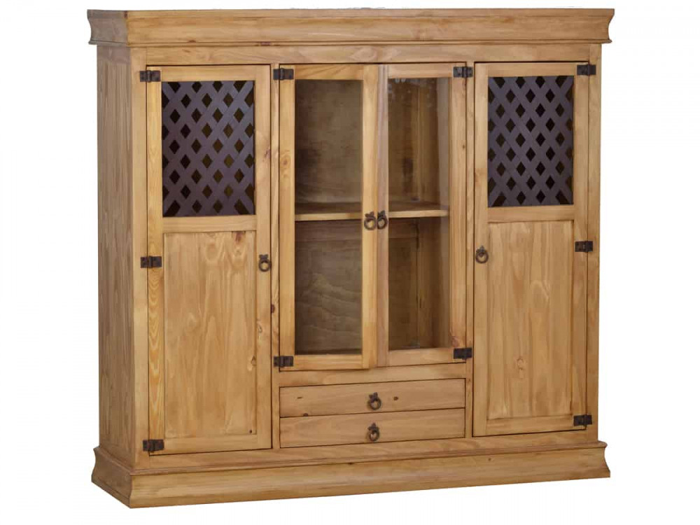 Highboard Mexico Möbel Landhaus Pinie Honig