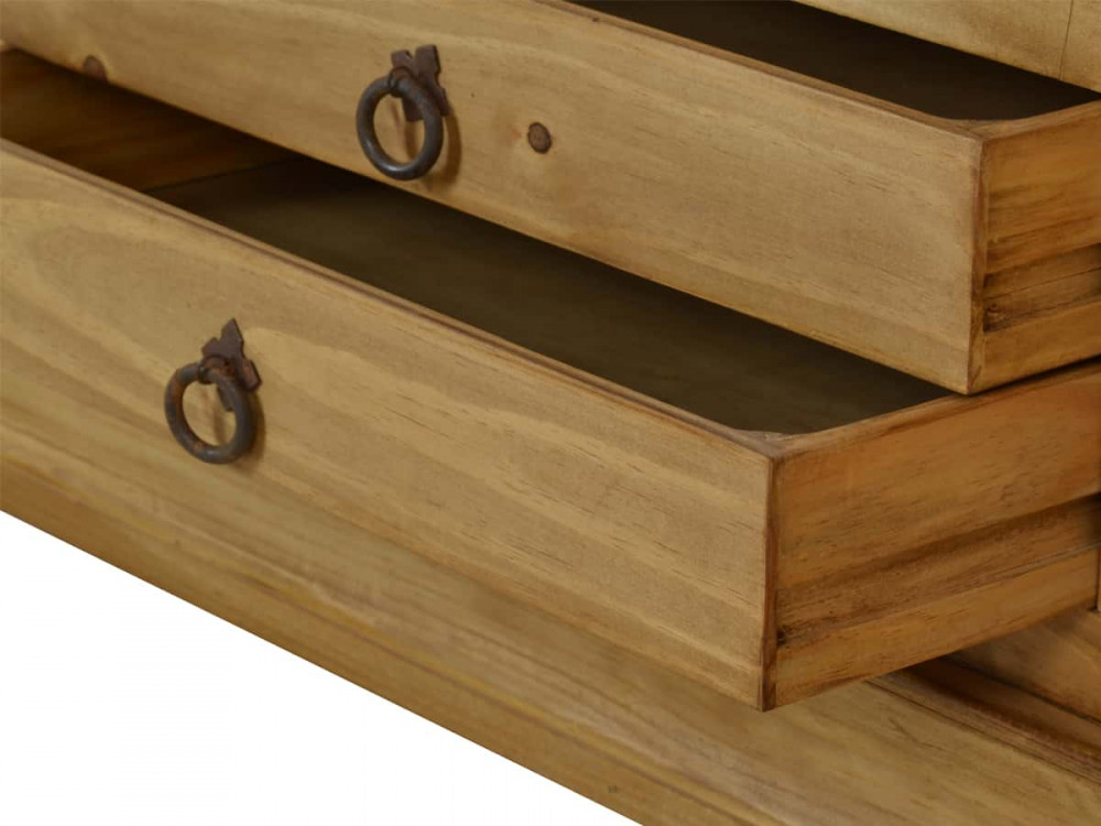 Highboard Mexico Möbel Landhaus Pinie Honig