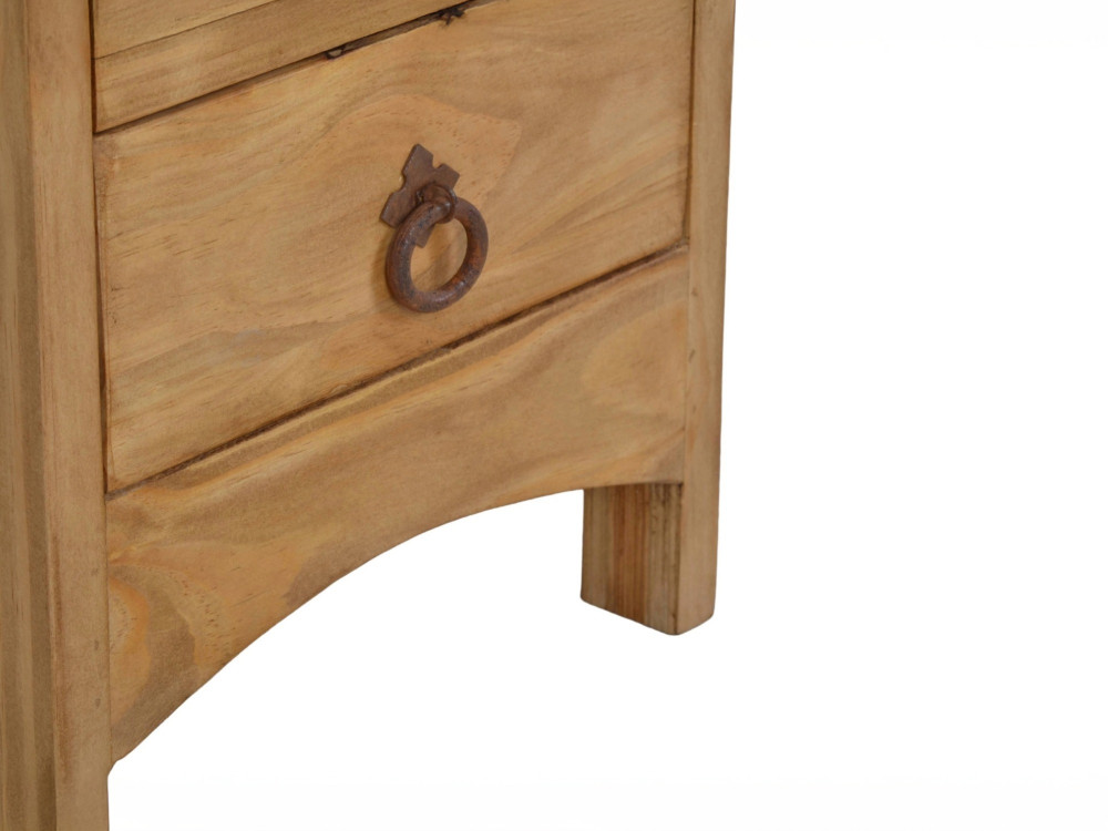 Hochschrank Mexico Möbel Landhaus Massivholz Pinie Honig