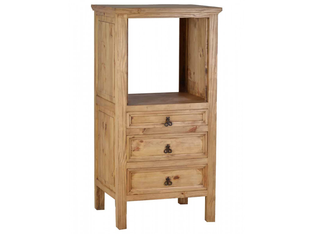 Hochschrank Mexico Möbel Landhaus Pinie Honig