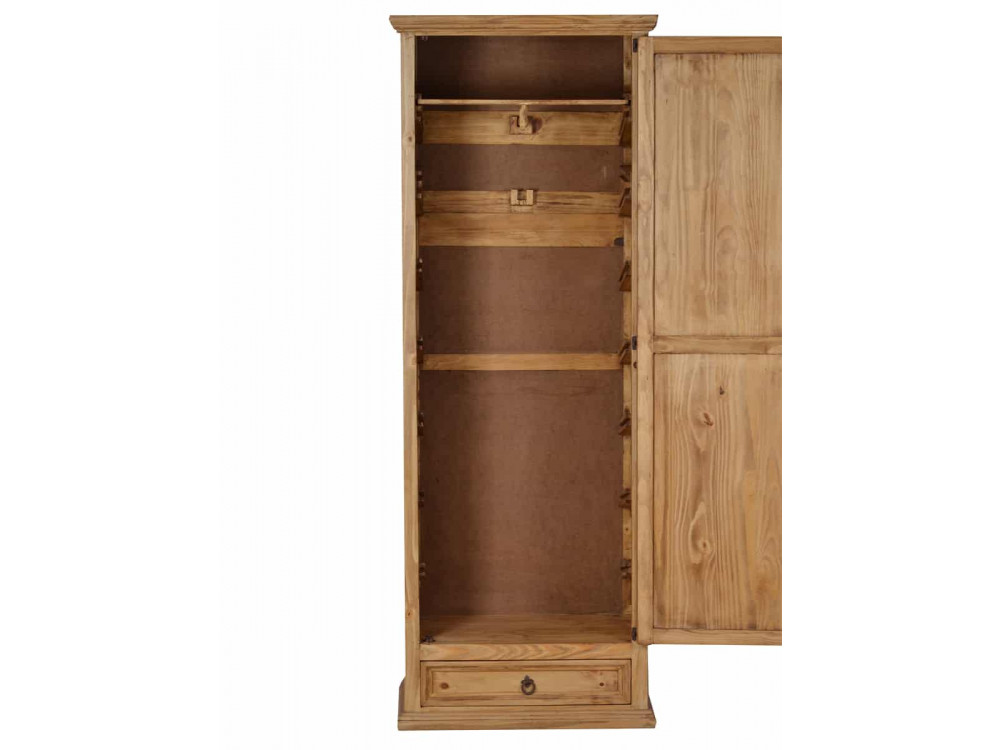 Kleiderschrank Mexico Möbel Landhaus Pinie Honig