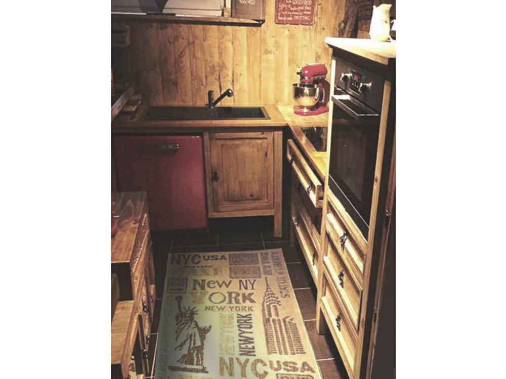 Küchenmodul Mexico Möbel Landhaus Massivholz Pinie Honig