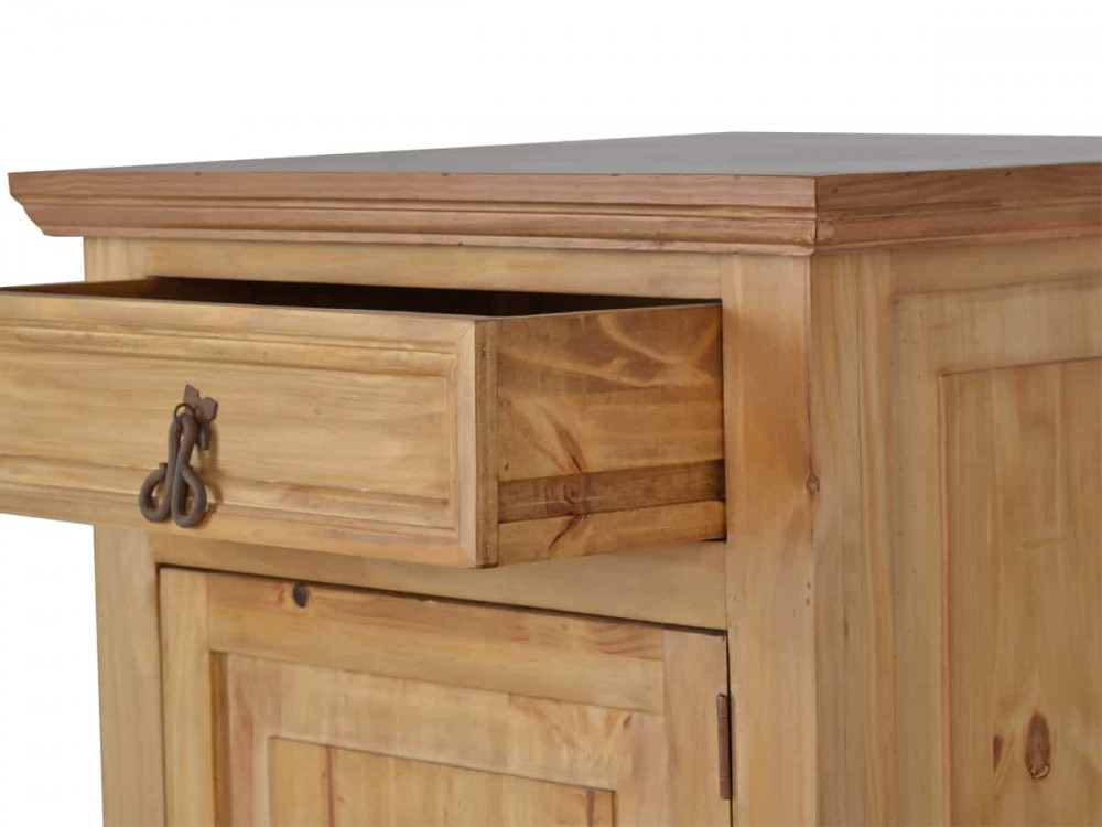 Küchenmodul Mexico Möbel Landhaus Massivholz Pinie Honig