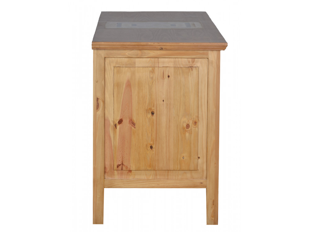 Küchenmodul Mexico Möbel Landhaus Massivholz Pinie Honig