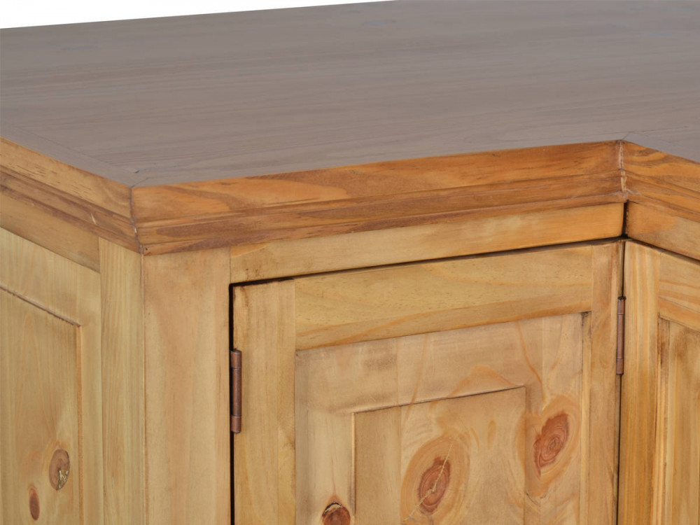 Küchenmodul Mexico Möbel Landhaus Pinie Honig