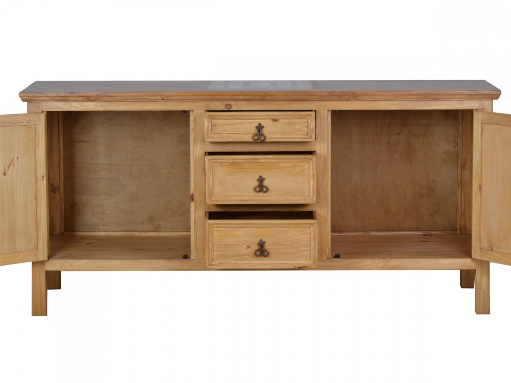 Küchenmodul Mexico Möbel Landhaus Pinie Honig