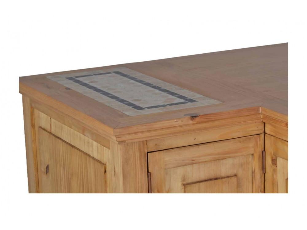 Küchenmodul Mexico Möbel Landhaus Pinie Honig