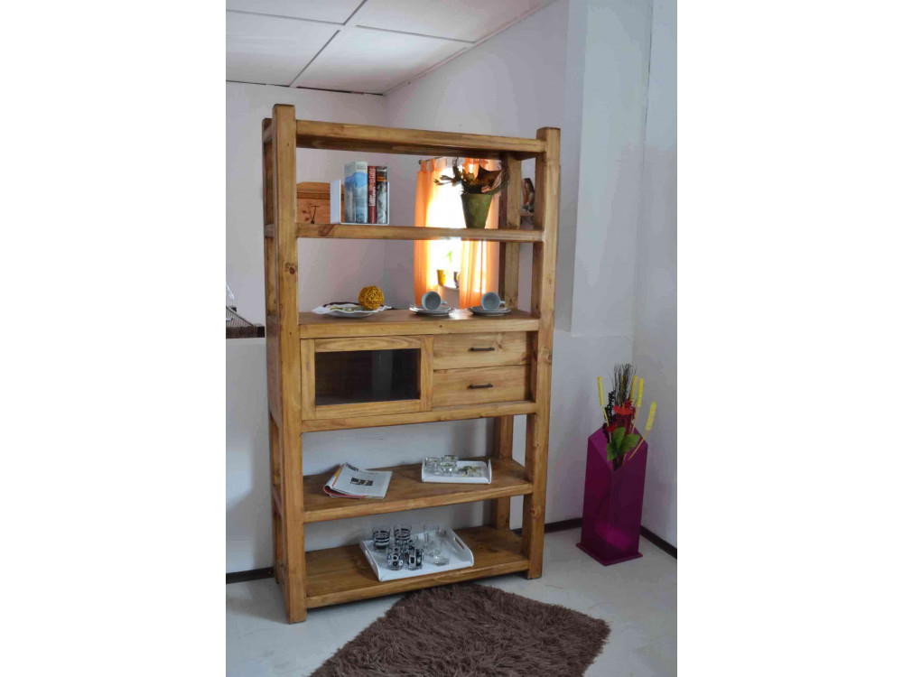 Regal Mexico Möbel Landhaus Pinie Honig