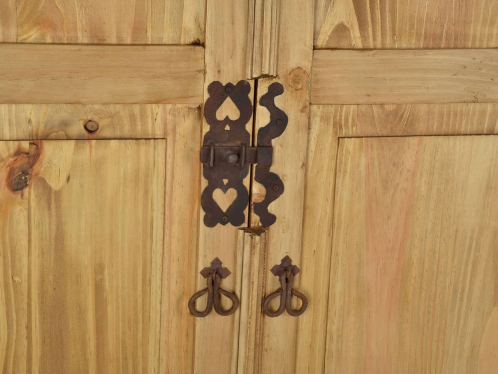 Schrank Mexico Möbel Landhaus Massivholz Pinie Honig