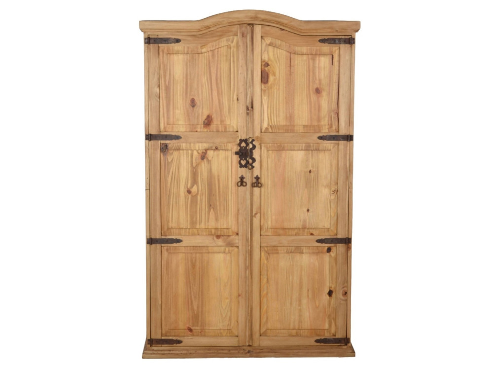 Schrank Mexico Möbel Landhaus Massivholz Pinie Honig