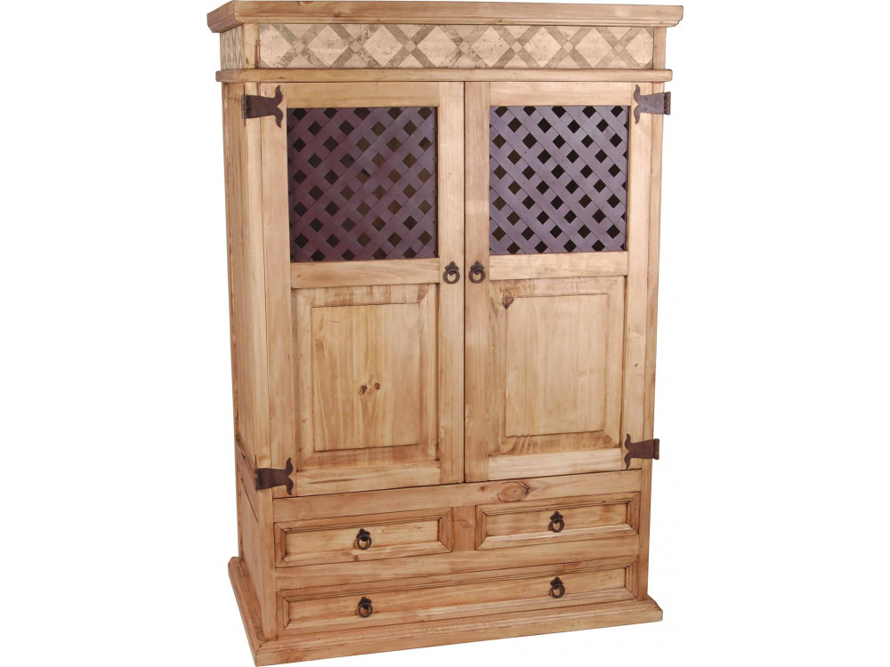 Schrank Mexico Möbel Landhaus Pinie Honig