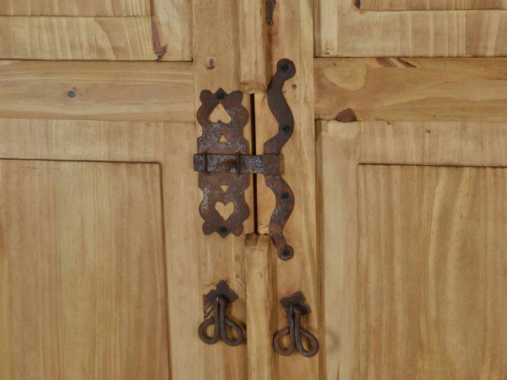 Schrank Mexico Möbel Landhaus Pinie Honig