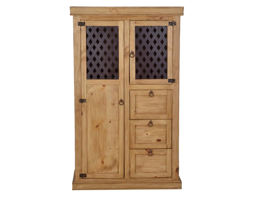 Schrank Mexico Möbel Landhaus Pinie Honig