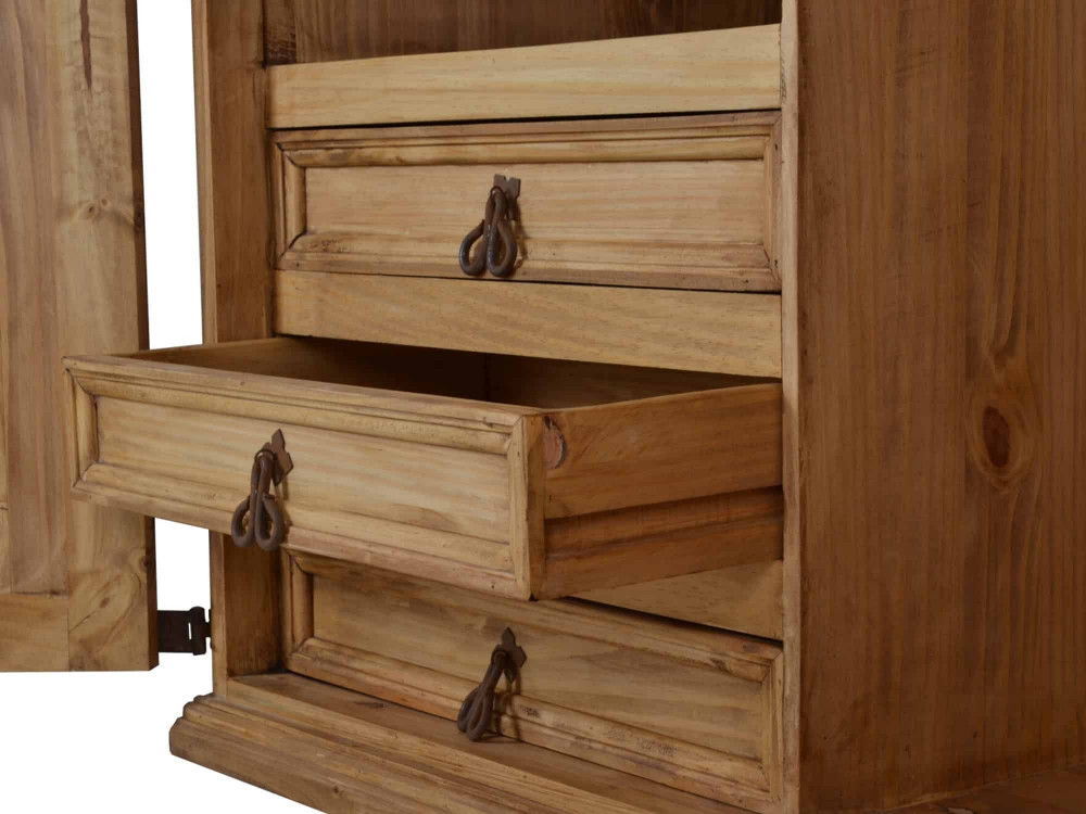 Schrank Mexico Möbel Landhaus Pinie Honig