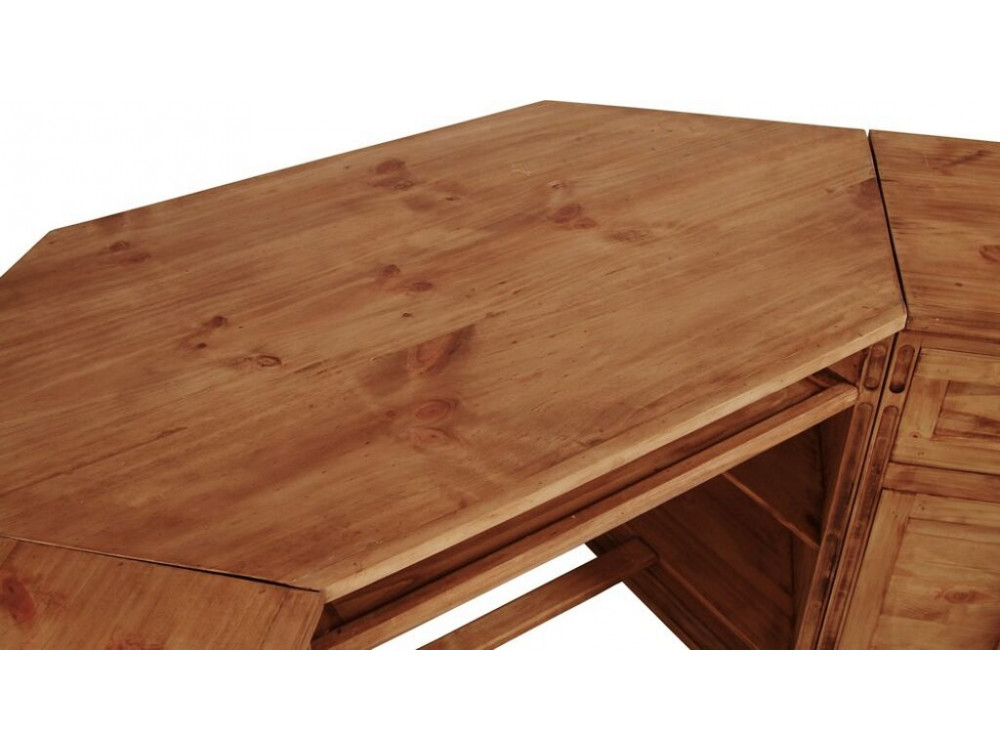 Schreibtisch Mexico Möbel Landhaus Pinie Honig