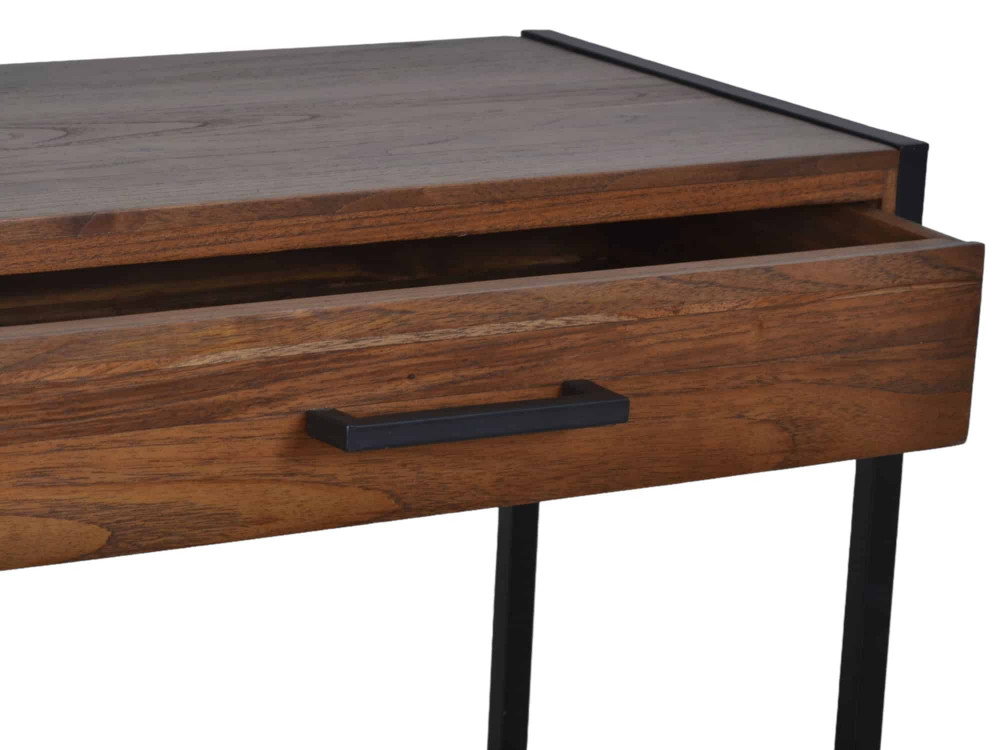 Servierwagen Tamesi Modern Metall Teak Braun