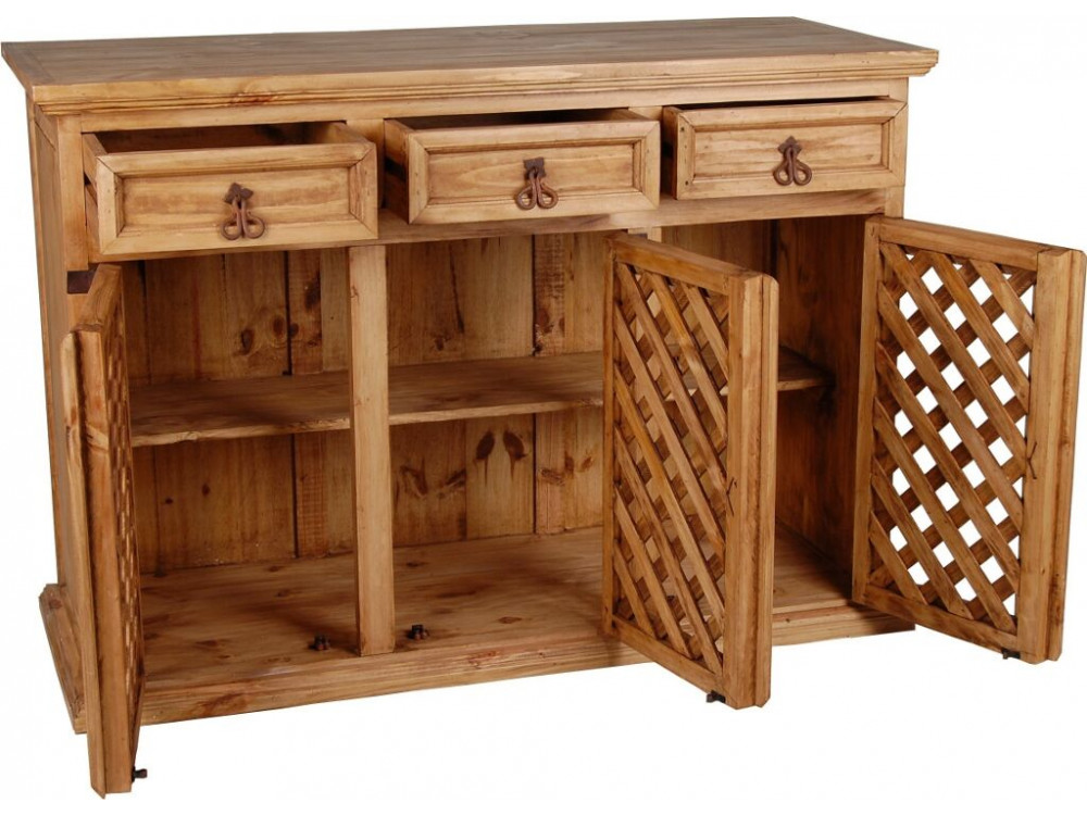 Sideboard Mexico Möbel Landhaus Pinie Honig