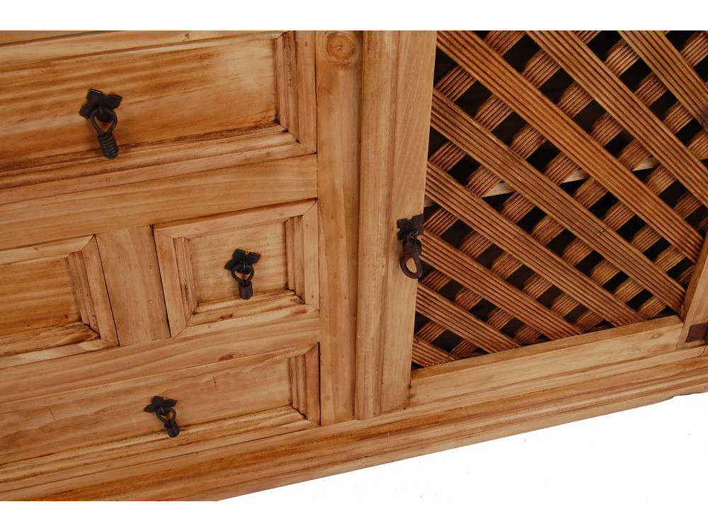 Sideboard Mexico Möbel Landhaus Pinie Honig