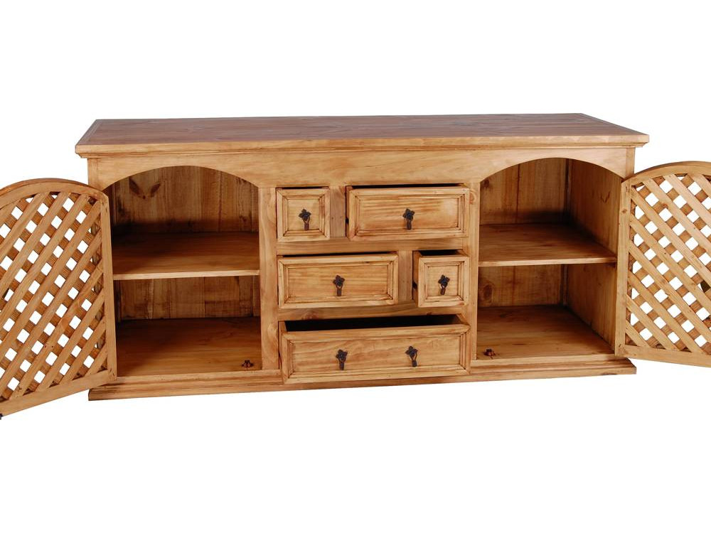 Sideboard Mexico Möbel Landhaus Pinie Honig