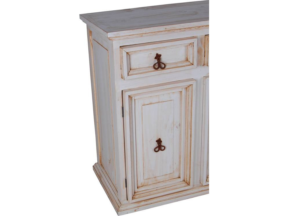 Sideboard Mexico Möbel Landhaus Pinie Weiß