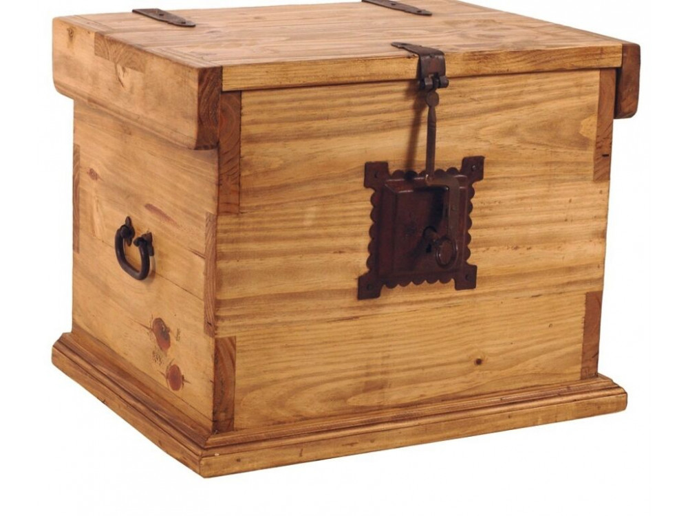 Truhe Mexico Möbel Landhaus Pinie Honig