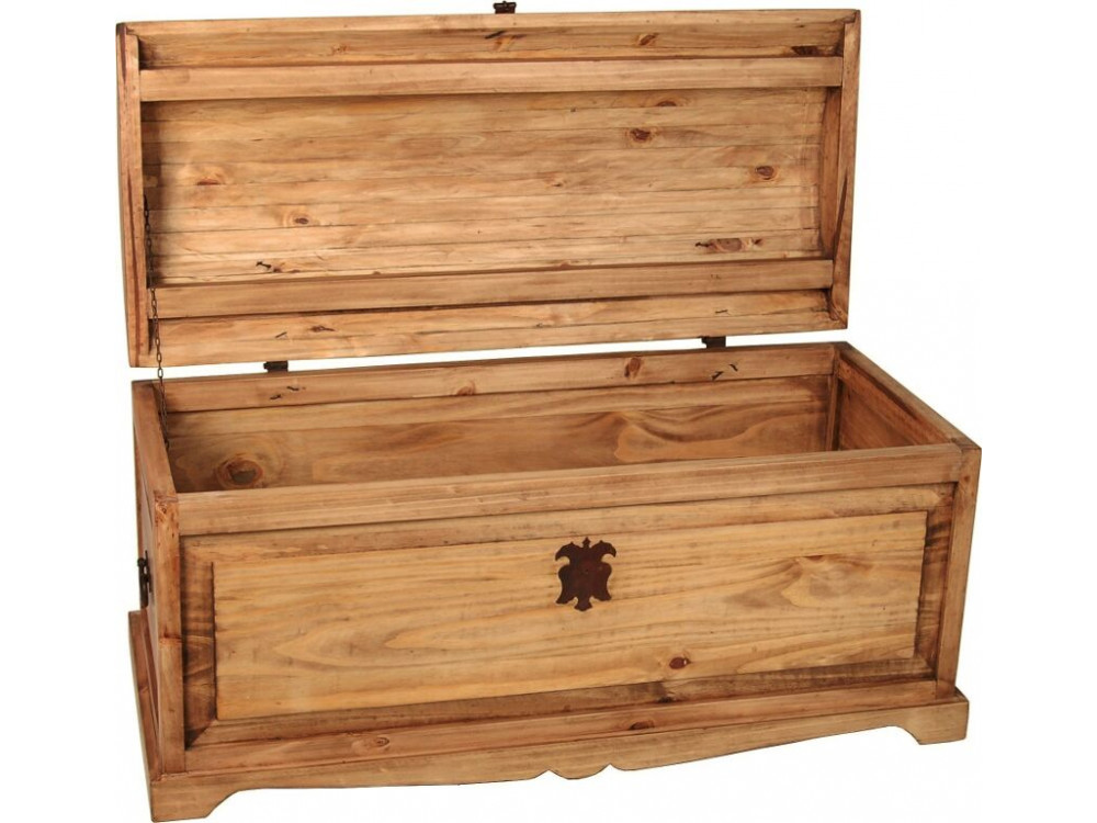Truhe Mexico Möbel Landhaus Pinie Honig