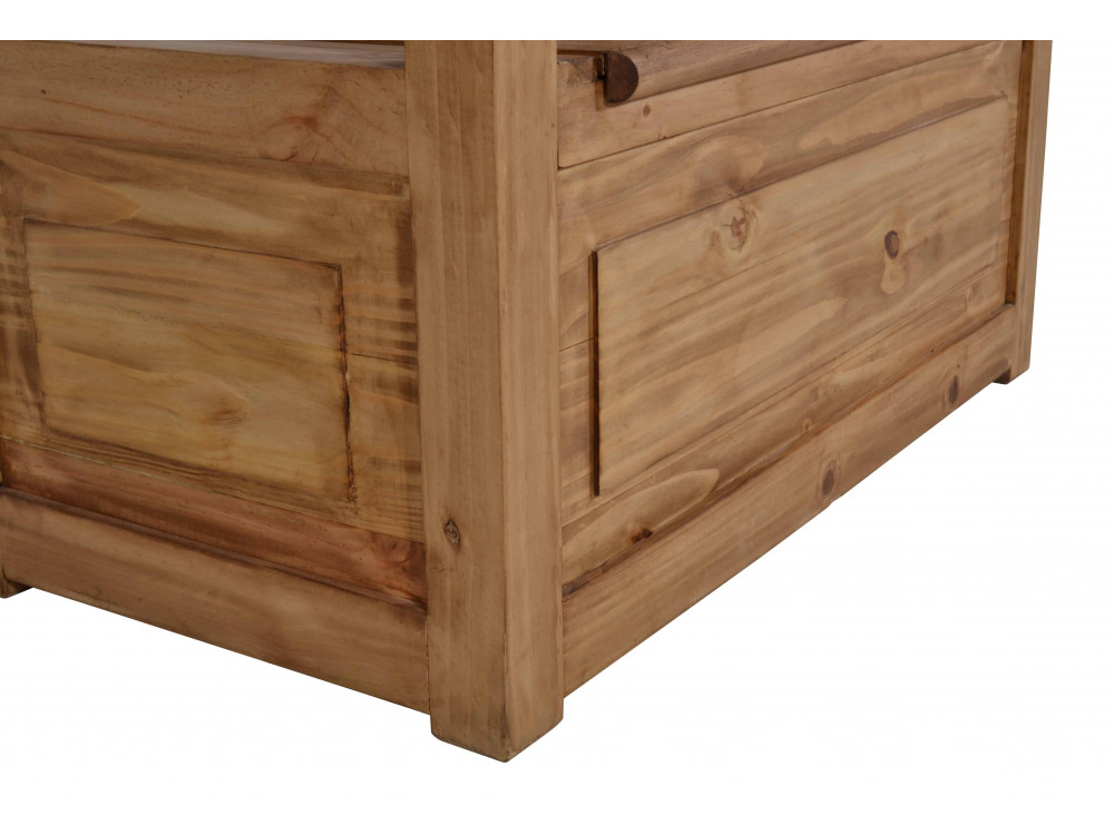 Truhenbank Mexico Möbel Landhaus Pinie Honig