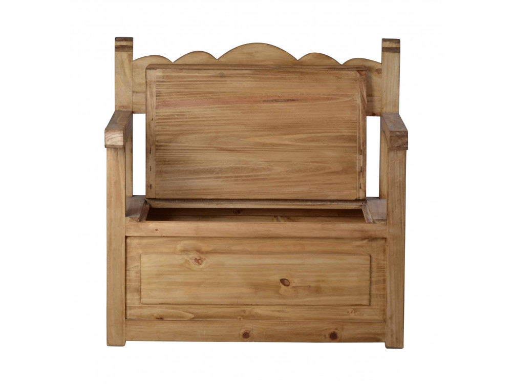 Truhenbank Mexico Möbel Landhaus Pinie Honig
