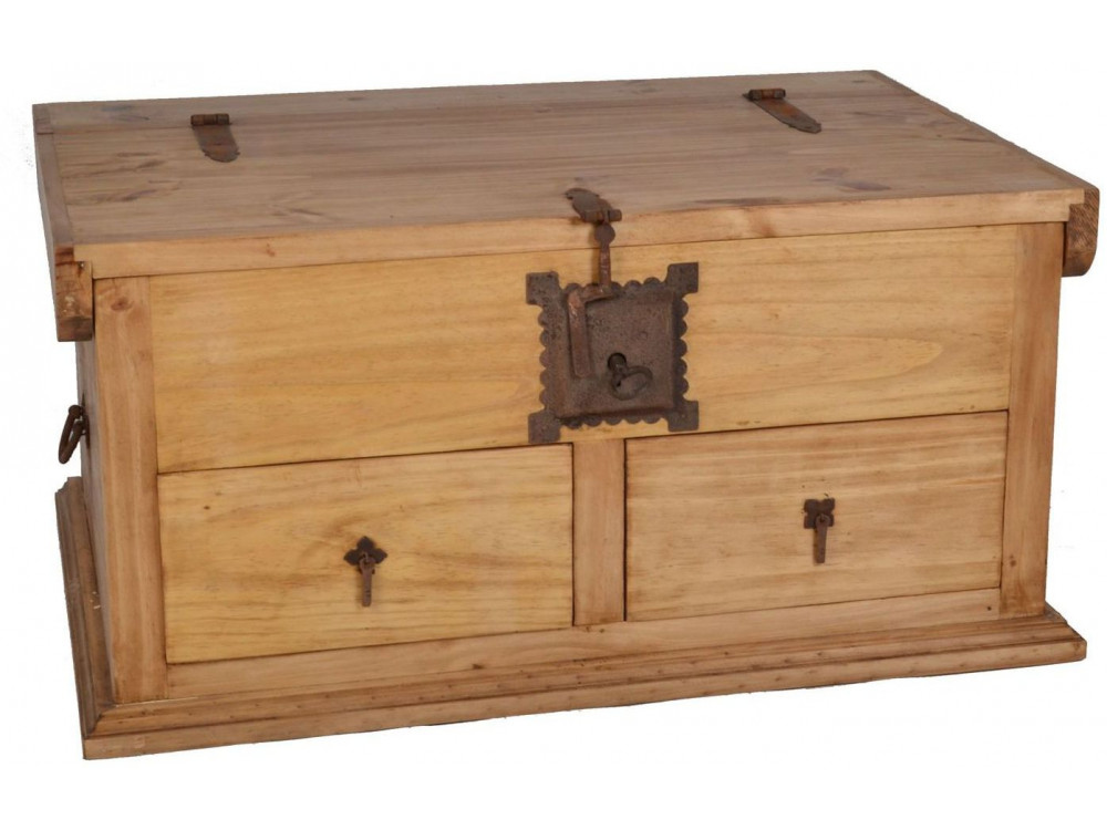 Truhentisch Mexico Möbel Landhaus Pinie Honig