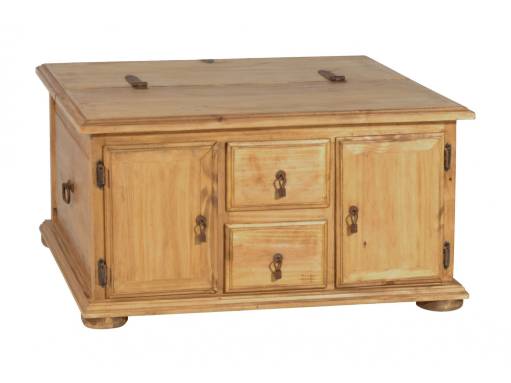 Truhentisch Mexico Möbel Landhaus Pinie Honig