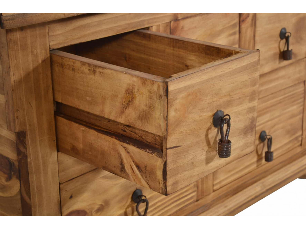 Truhentisch Mexico Möbel Landhaus Pinie Honig