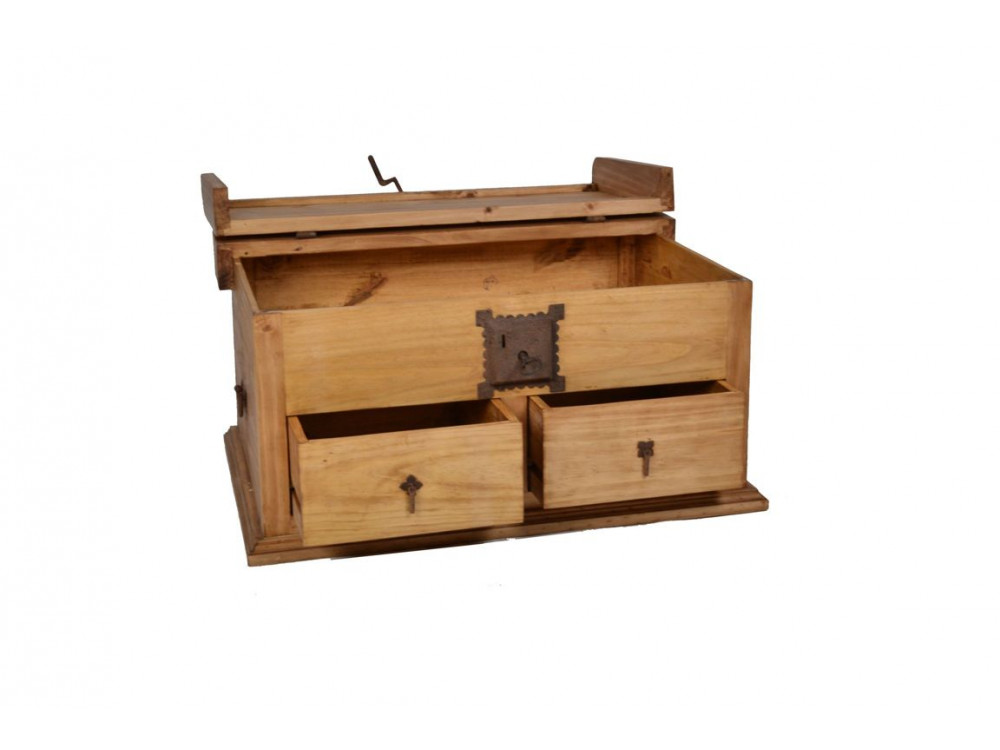 Truhentisch Mexico Möbel Landhaus Pinie Honig