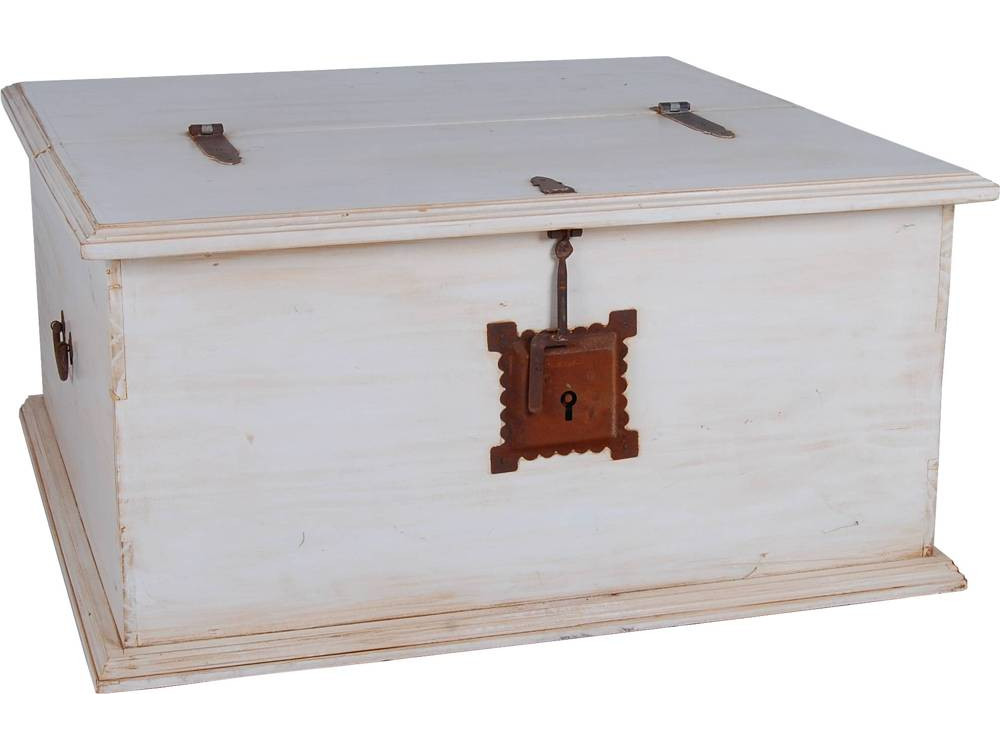 Truhentisch Mexico Möbel Landhaus Pinie Weiß