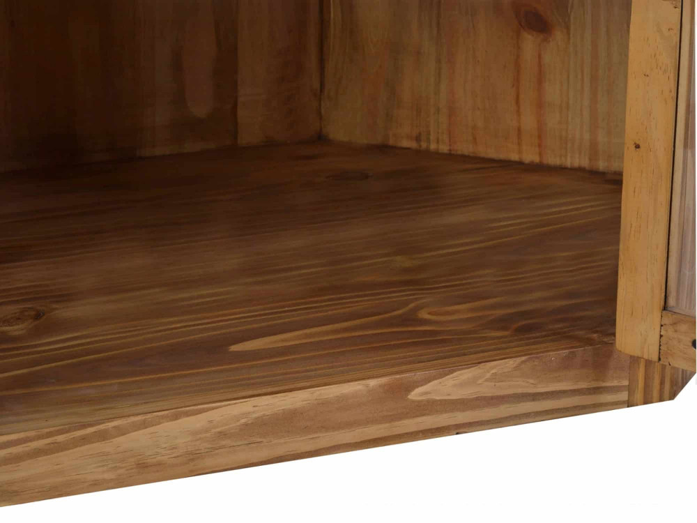 TV-Kommode Mexico Möbel Landhaus Glas Massivholz Pinie Honig