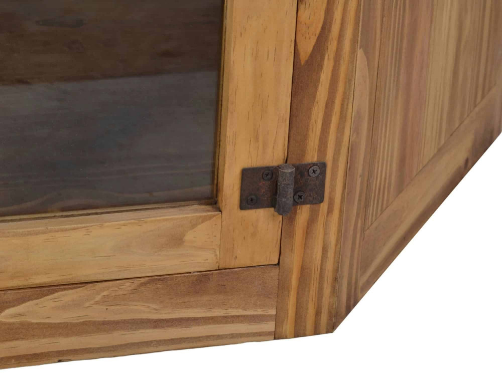 TV-Kommode Mexico Möbel Landhaus Glas Massivholz Pinie Honig