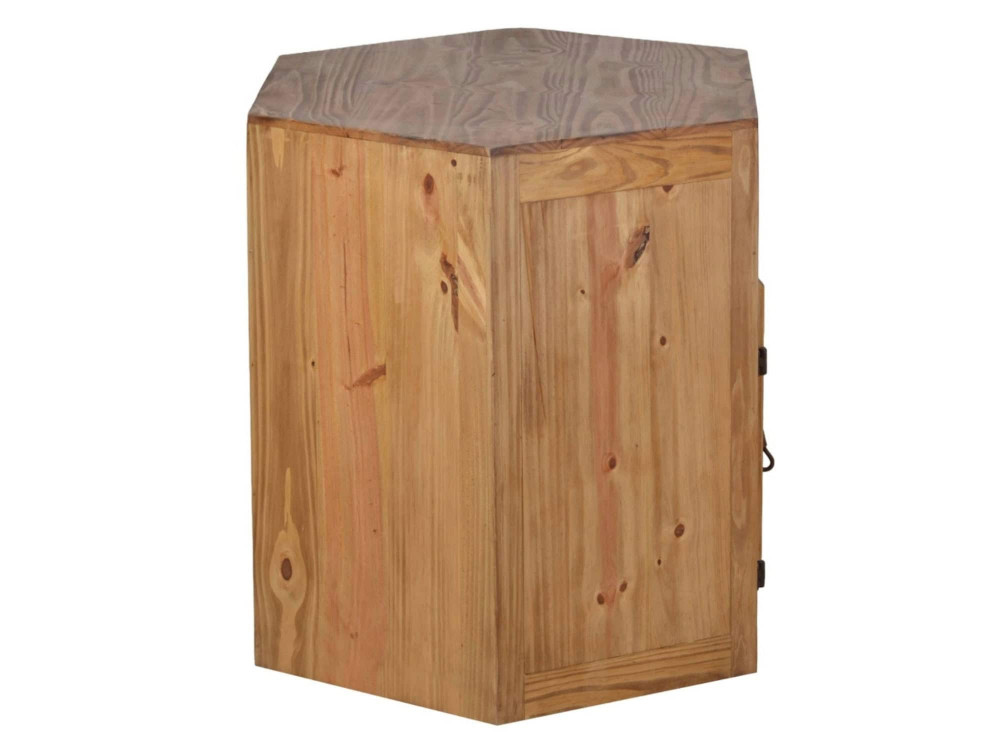 TV-Kommode Mexico Möbel Landhaus Glas Massivholz Pinie Honig