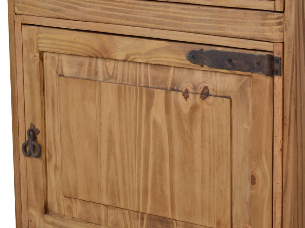 Vitrine Mexico Möbel Landhaus Pinie Honig