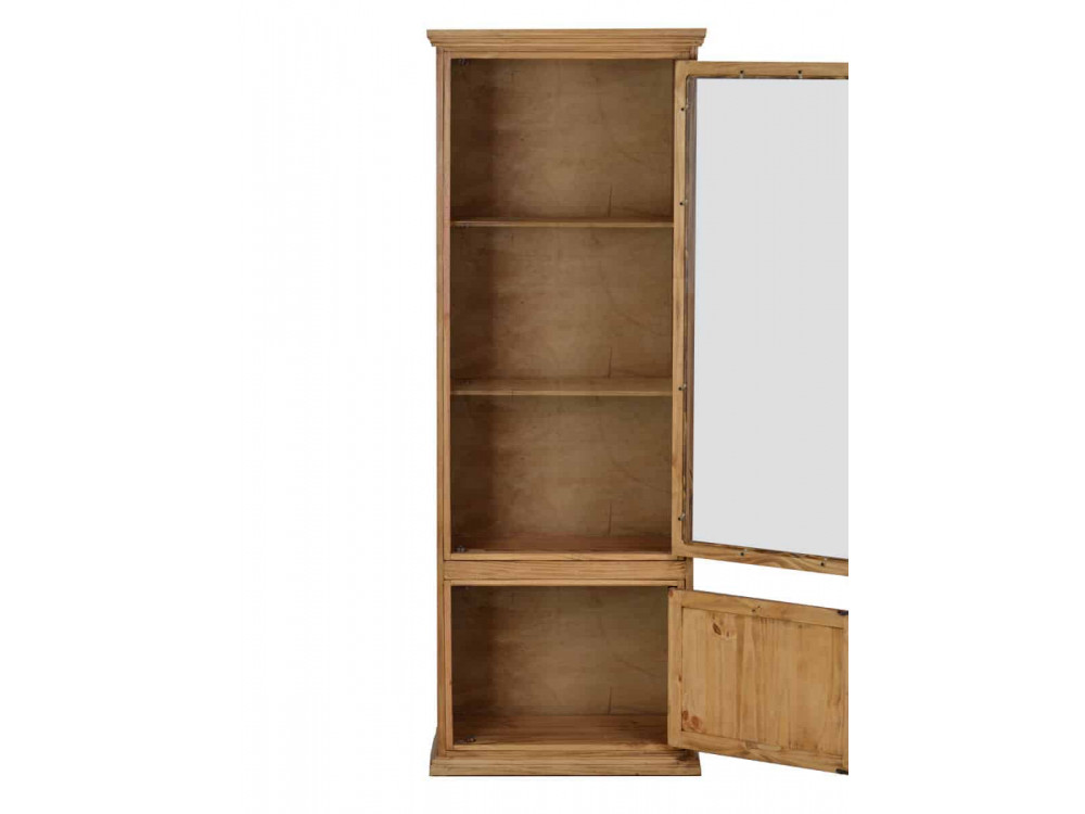 Vitrine Mexico Möbel Landhaus Pinie Honig