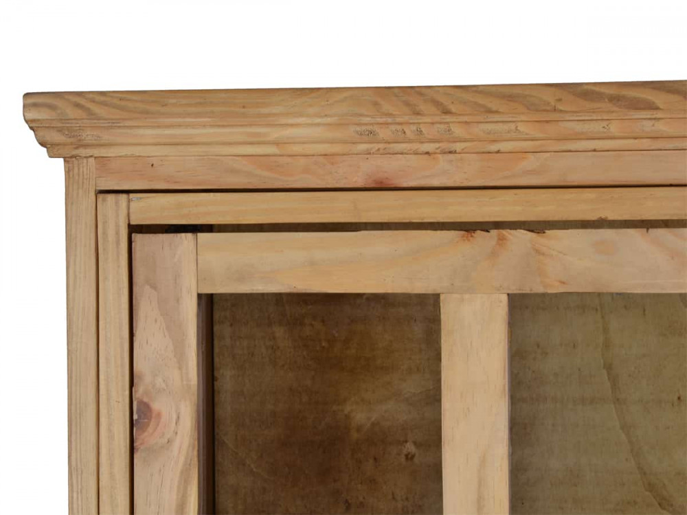 Vitrine Mexico Möbel Landhaus Pinie Honig