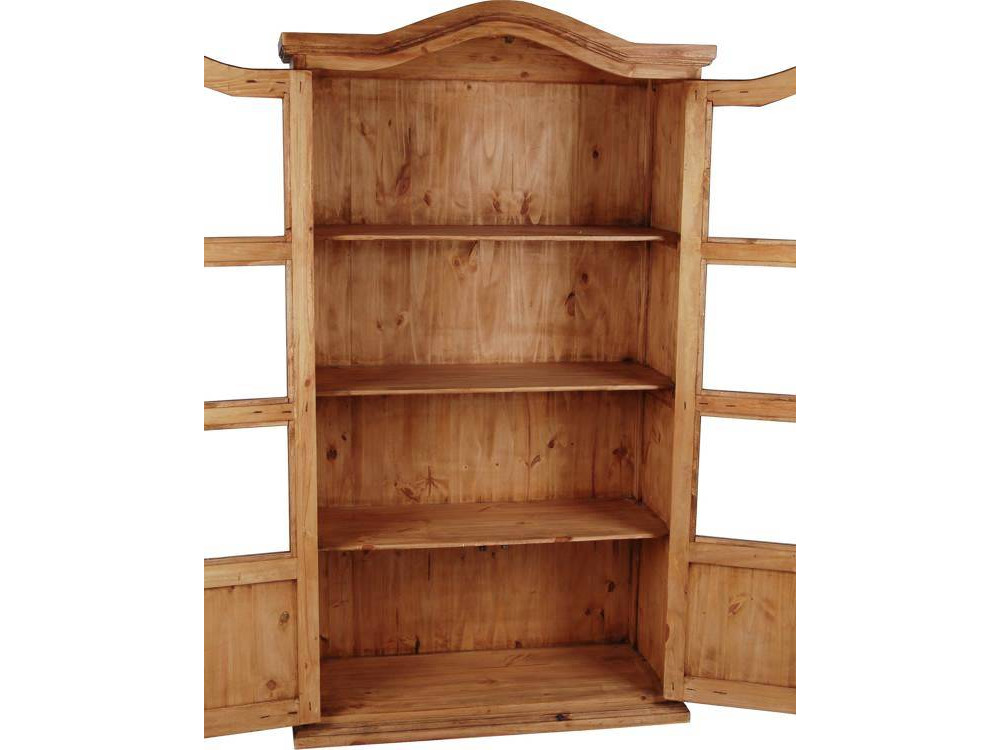 Vitrine Mexico Möbel Landhaus Pinie Honig