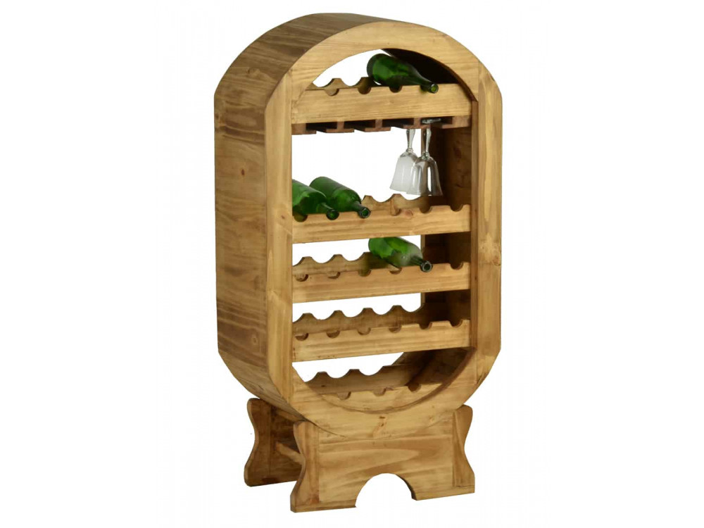 Weinregal Mexico Möbel Landhaus Pinie Honig