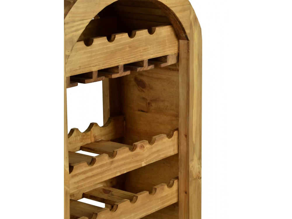 Weinregal Mexico Möbel Landhaus Pinie Honig