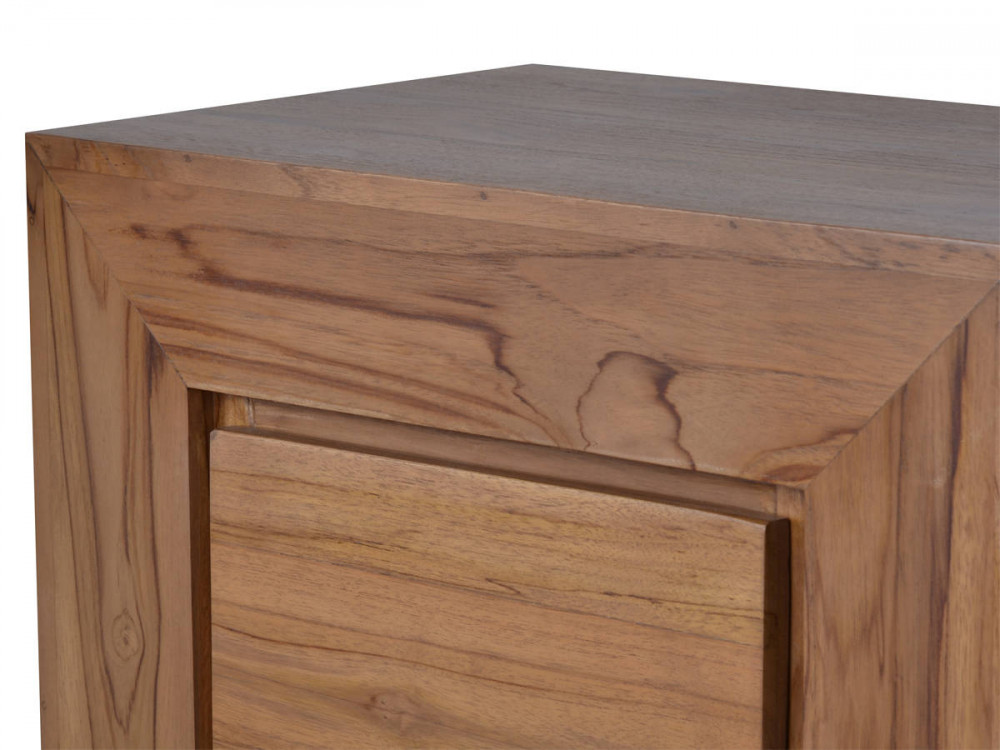 Nachttisch Maharaja Modern Teak Dunkelbraun