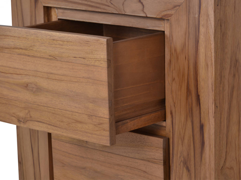 Nachttisch Maharaja Modern Teak Dunkelbraun